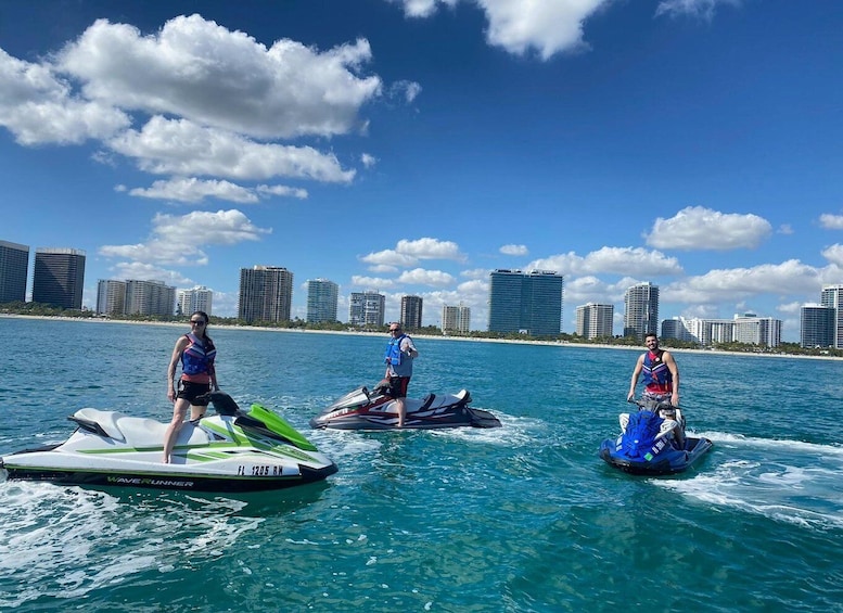 Miami: Jet Skis Adventure + Complementary Boat Ride