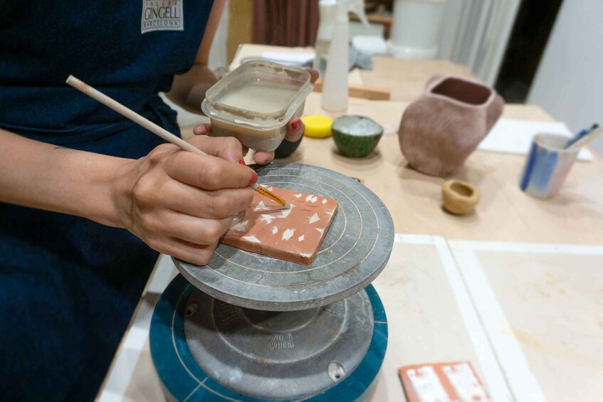 Picture 1 for Activity Barcelona: Create Your Own Ceramic Tiles Ceramics Workshop