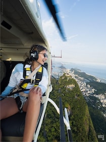 Rio de Janeiro: Doors-off 30-min helicopter tour