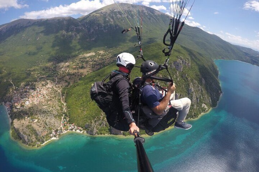 Private Paragliding in Ohrid 