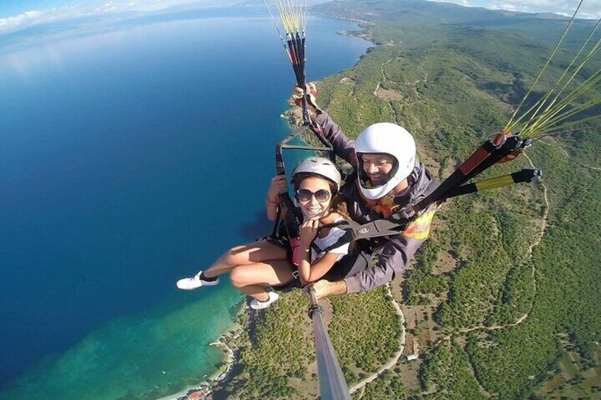 Private Paragliding in Ohrid 