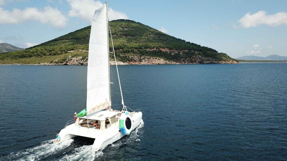 Picture 10 for Activity Porto Conte: Half-day catamaran tour with aperitif