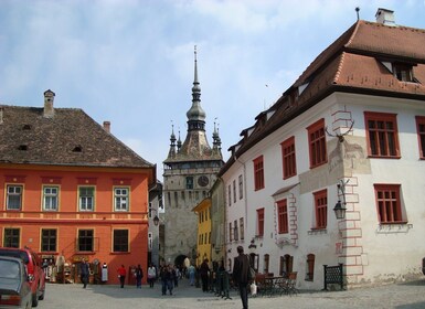 Von Brasov: Geführter Tagesausflug nach Sighisoara und Sibiu