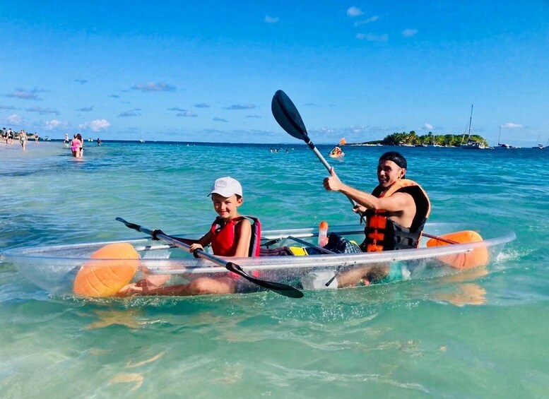 Picture 4 for Activity ILET GOSIER : visitez l'ilet du gosier en kayak transparent