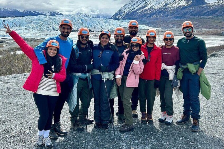 Having Fun on the glacier!