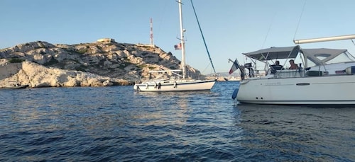 Sunrise boat cruise to the Calanques & Cote Bleu Marine Park