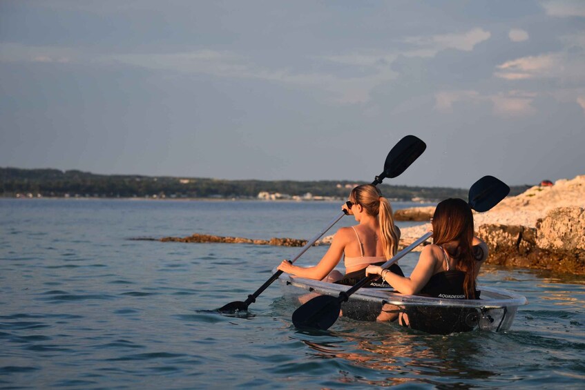 Picture 9 for Activity Transparent kayak sunset tour
