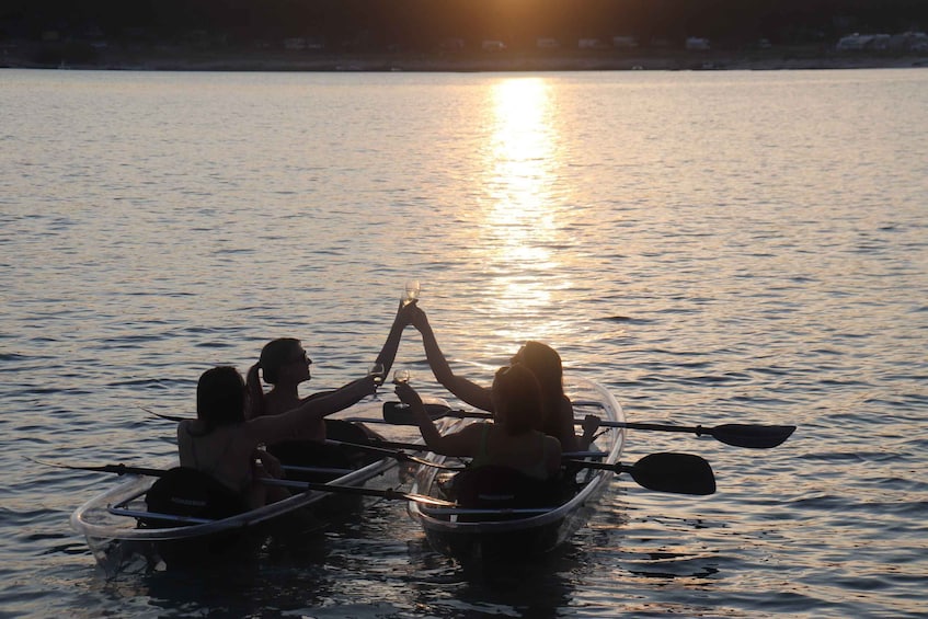 Picture 12 for Activity Transparent kayak sunset tour