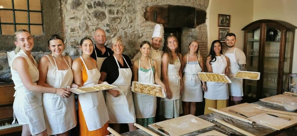 Picture 3 for Activity From Rome: Pasta Masterclass & Wine Tour in the Vineyard