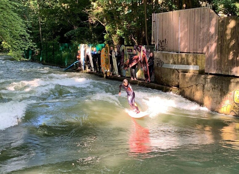 Picture 3 for Activity Munich: Eisbachwelle River Surfing Experience