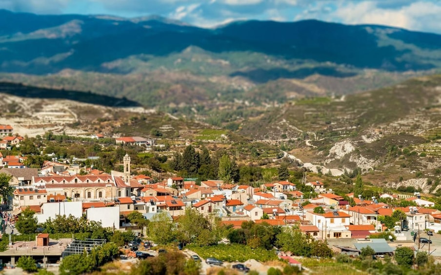 HIlltop view of Cyprus