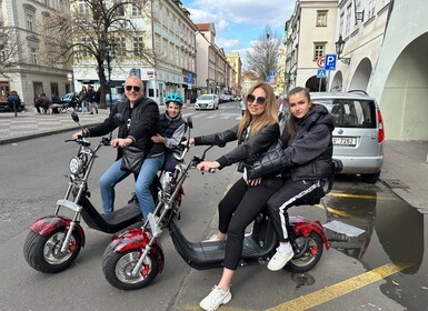 Prague: Guided Fat Tire e-Scooter Tour
