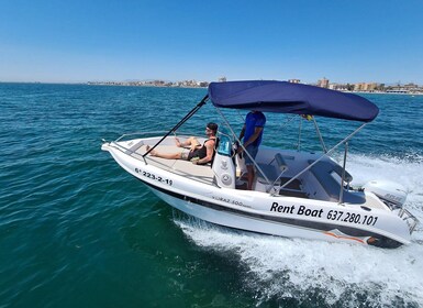 Benidorm: Voraz Motorboat Rental (No License Needed)