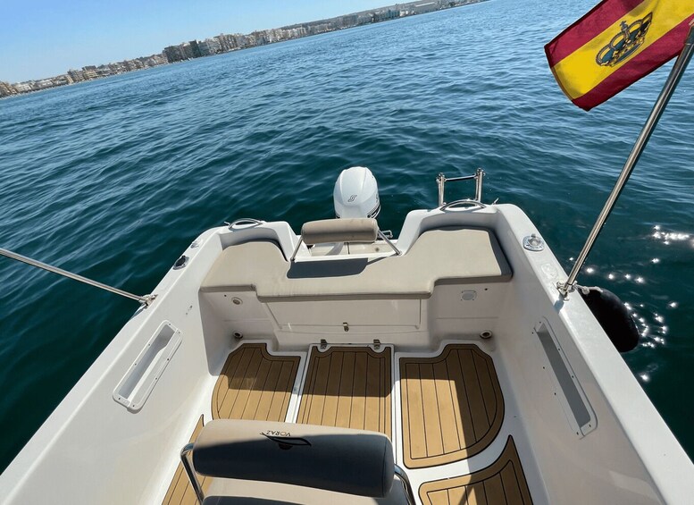 Picture 3 for Activity Benidorm: Voraz Motorboat Rental (No License Needed)