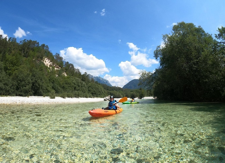 Picture 1 for Activity Bovec: Iconic Sit-on-Top Kayak Tour on Soča River +FREEphoto