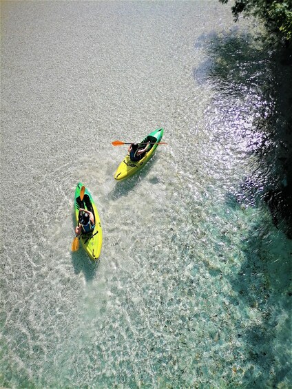 Bovec: Explore Soča River with Sit-on-top Kayak + FREE photo