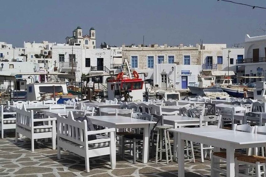 Picture 3 for Activity From Paros: Paros Island Bus Tour and Boat Trip to Antiparos