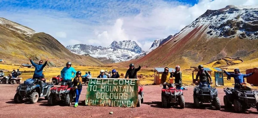 Picture 1 for Activity From Cuzco: Rainbow Mountain in ATV Quad Bikes + food