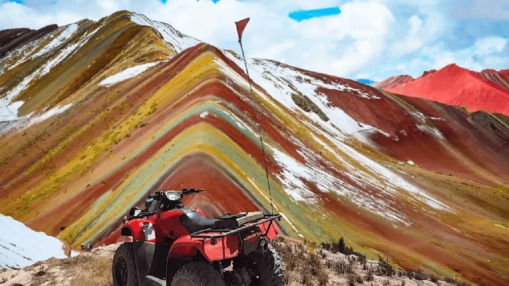 From Cusco: Rainbow Mountain in ATV Quad Bikes + meals