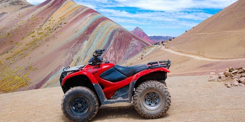 From Cusco: Rainbow Mountain in ATV Quad Bikes + meals