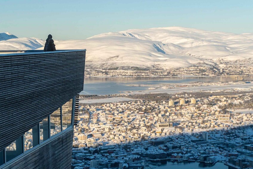 Picture 3 for Activity Tromsø: Daytime Fjellheisen Snowshoe Hike and Cable Car Ride