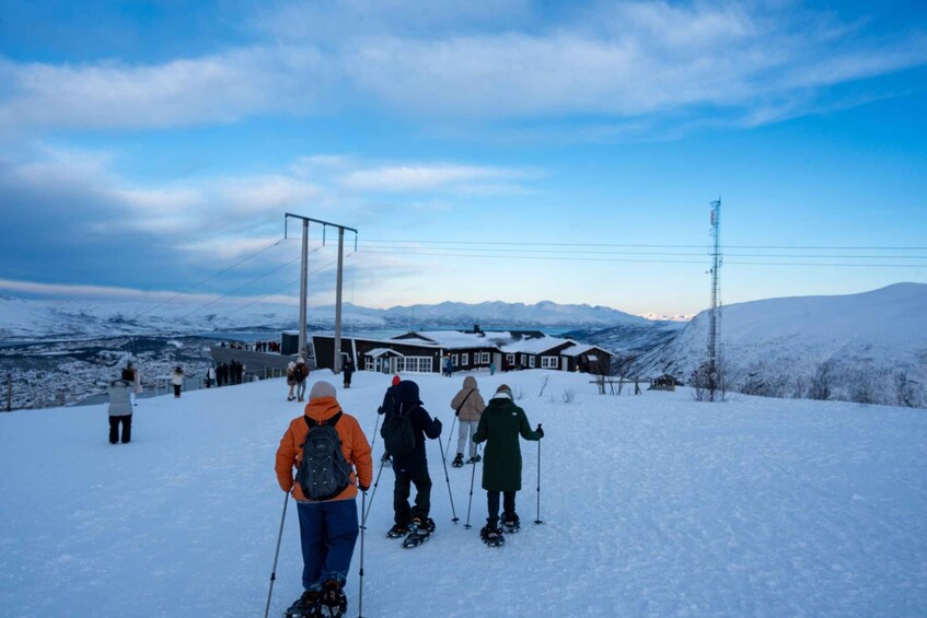 Picture 10 for Activity Tromsø: Daytime Fjellheisen Snowshoe Hike and Cable Car Ride