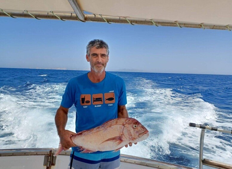 Picture 3 for Activity Naxos: Private Fishing Boat Trip with Fresh Onboard Meal