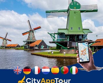 Zaanse Schans: recorrido a pie con audioguía en la aplicación