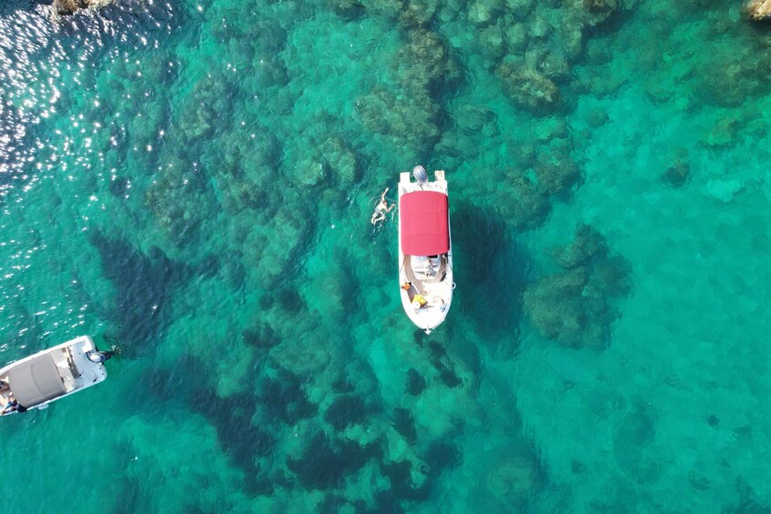 Picture 1 for Activity Private Blue and Green Cave Speedboat Tour