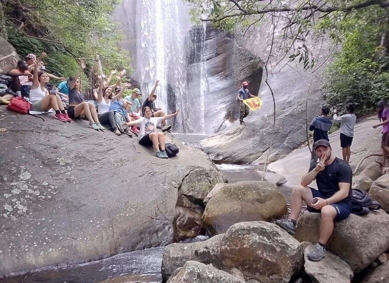 Trail running from Haputele to Bambarakanda water falls