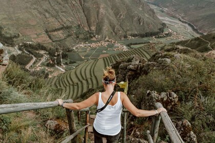 Depuis Cusco : Excursion privée d'une journée aux ruines de Pisac et à la f...