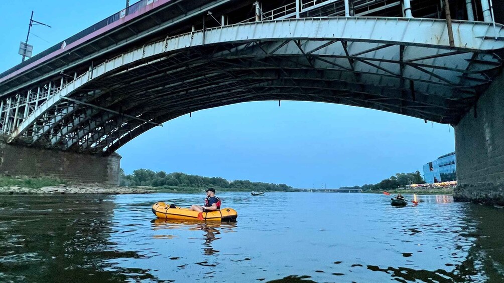 Picture 6 for Activity Packrafting kayaking guided tour Vistula river Warsaw Poland