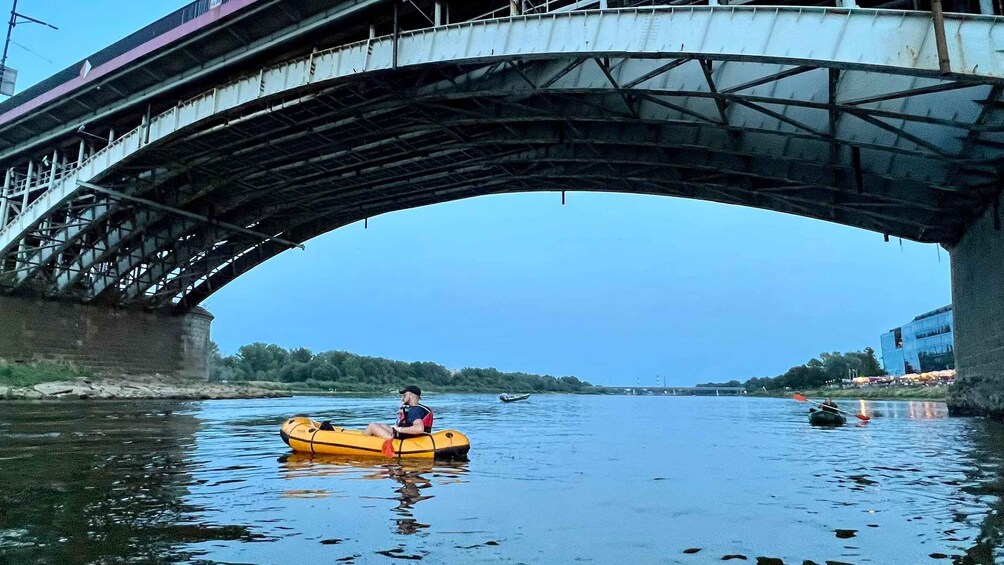 Picture 7 for Activity Packrafting adventure Vistula river Warsaw Poland