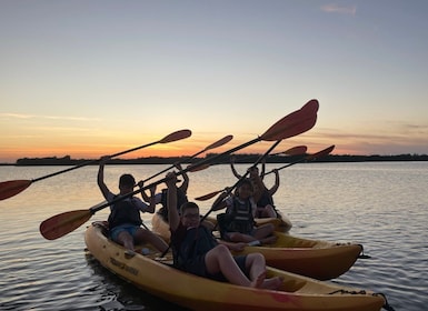 Cocoa Beach: Sunset Guided Kayak Tour