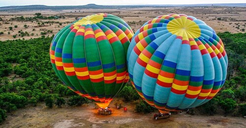 Hot Air Balloon Safari Maasai Mara with Champagne Breakfast