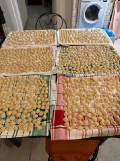 Picture 15 for Activity Lecce: Pasta Making Class in 1400s-Era Courtyard with Wine