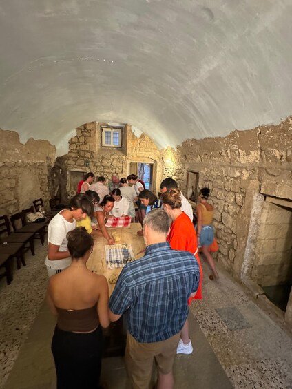 Picture 8 for Activity Lecce: Pasta Making Class in 1400s-Era Courtyard with Wine