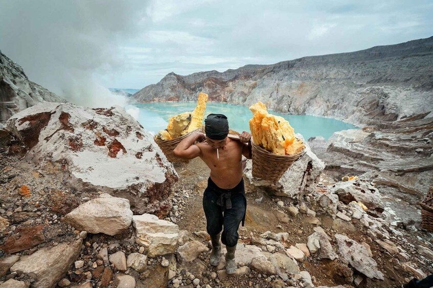 Picture 3 for Activity Kawah Ijen Blue Fire Tour With Local Activities Exploration