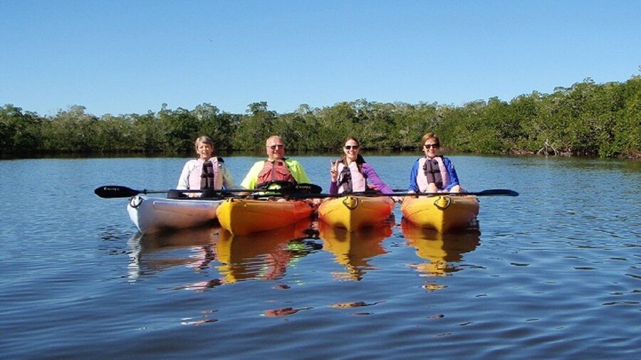 Fort Myers: Guided Sunset Kayaking Tour through Pelican Bay