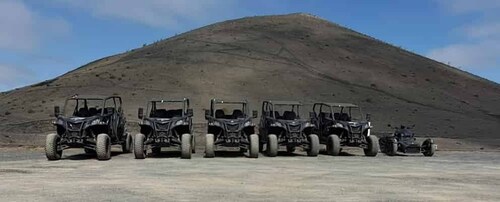 Lanzarote: tour mixto: recorrido guiado en buggy por el volcán de 4 plazas