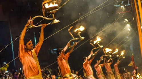 Excursión de un día a Sarnath con paseo en barco y Ganga Aarti