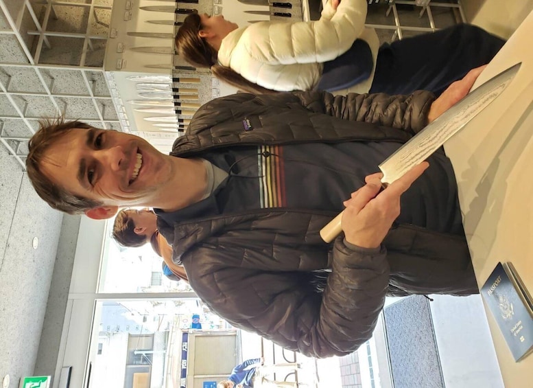 Picture 1 for Activity Asakusa: Kitchen knife store visits after history tour