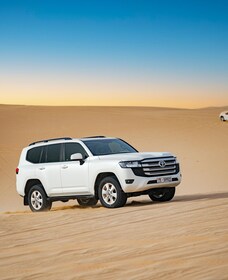 Safari matutino por el desierto de Abu Dabi: paseo por las dunas en 4x4