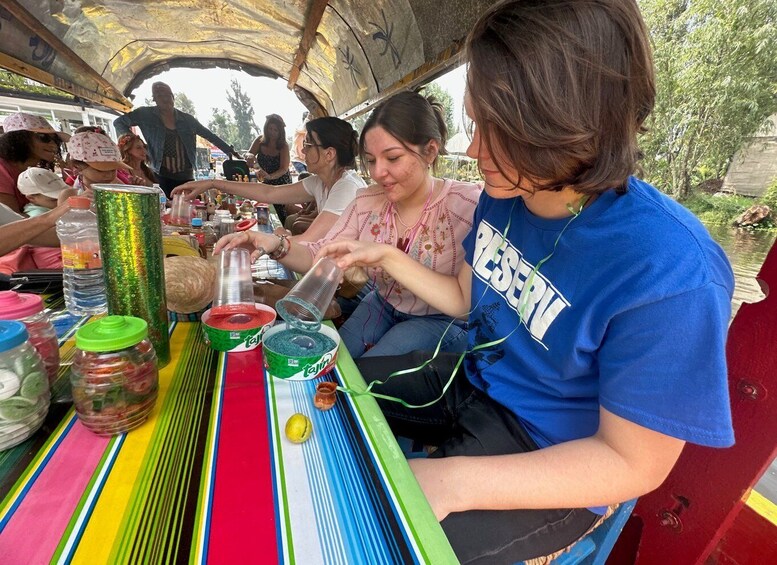 Picture 5 for Activity Xochimilco: Boat Tour and Mezcal Tasting Masterclass