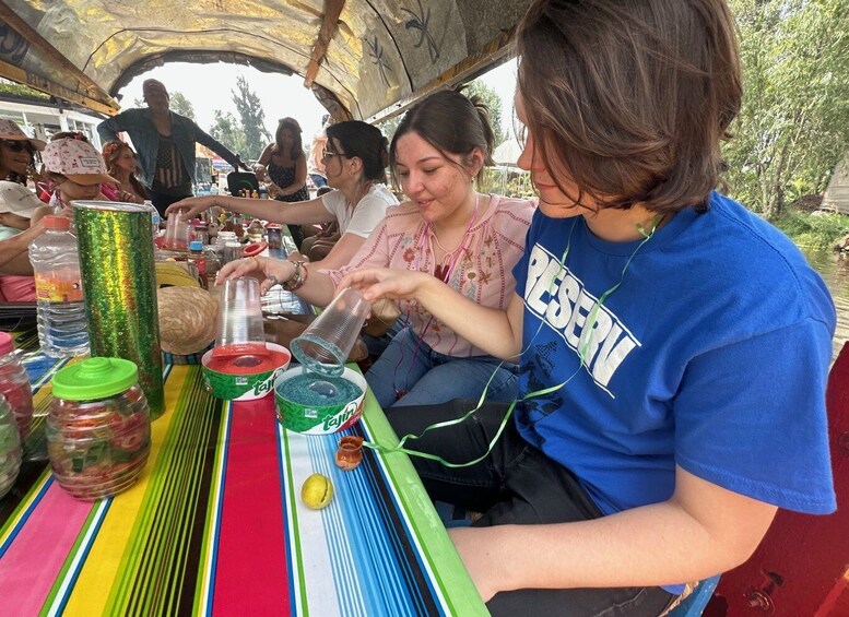 Picture 5 for Activity Xochimilco: Boat Tour and Mezcal Tasting Masterclass