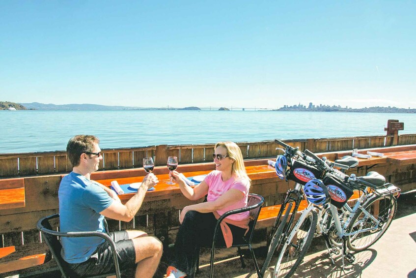 Picture 2 for Activity San Francisco: Exclusive Bike, Beer, and Boat Tour