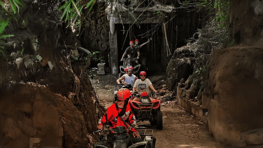 Picture 1 for Activity Ubud: Quad ATV Waterfalls & Barong Caves