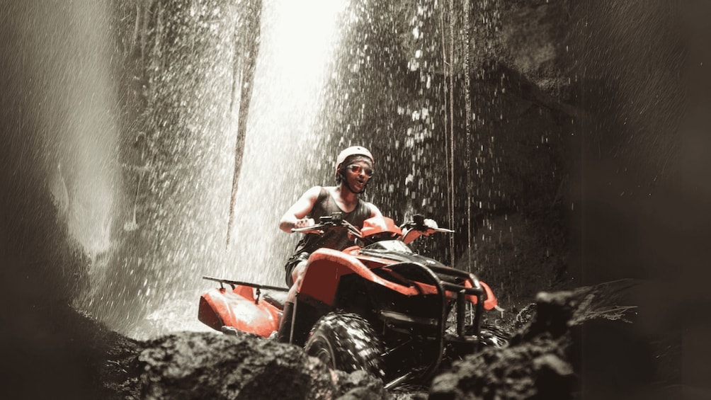 Picture 8 for Activity Ubud: Quad ATV Waterfalls & Barong Caves
