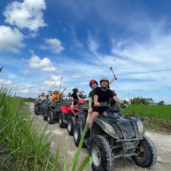 Picture 4 for Activity Ubud: Quad ATV Waterfalls & Barong Caves
