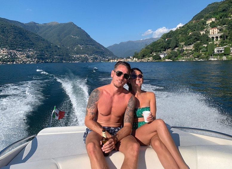 Picture 3 for Activity 1 or 2 hours Private Boat Tour on Lake Como with Prosecco